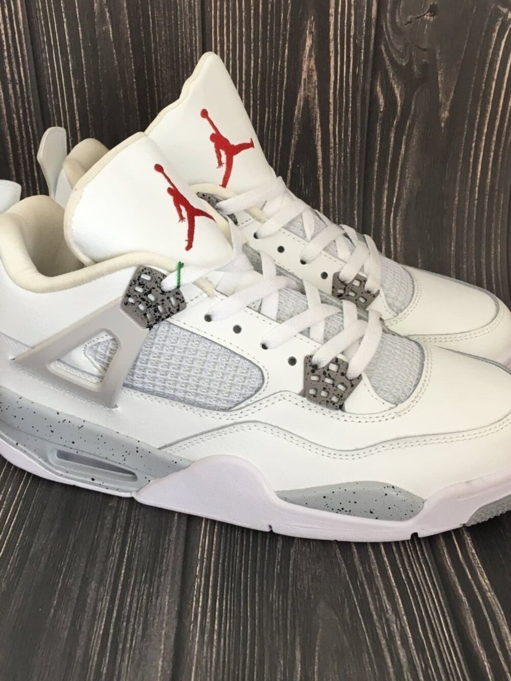 Men Air Jordan 4 retro”Tech White”